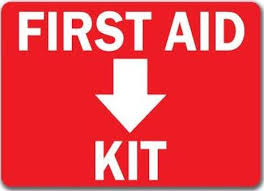 First Aid Signs Name Plate Label