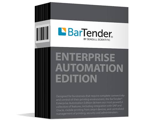  Seagull Scientific BarTender Enterprise Automation Edition Software