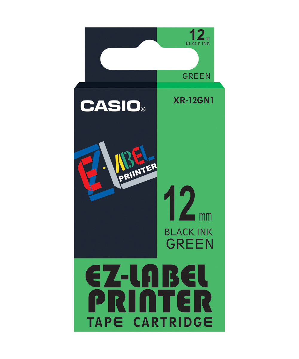 Casio XR 12GN1 Printer Tape
