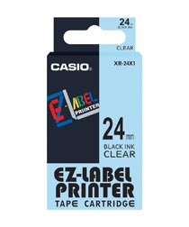 Casio XR 24X1 W Label Printer Tape