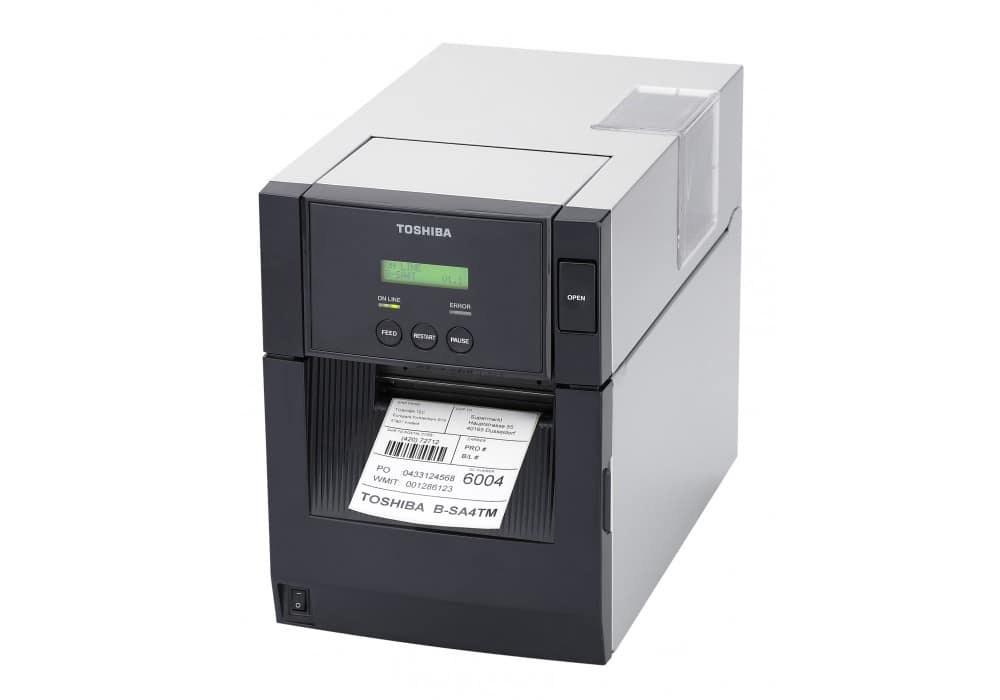 B-SA4T Barcode Printer, Center for TOSHIBA Barcode Printer